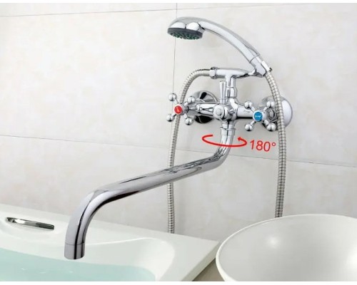 Смеситель для ванны Frap H19 F2619 универсальный Хром