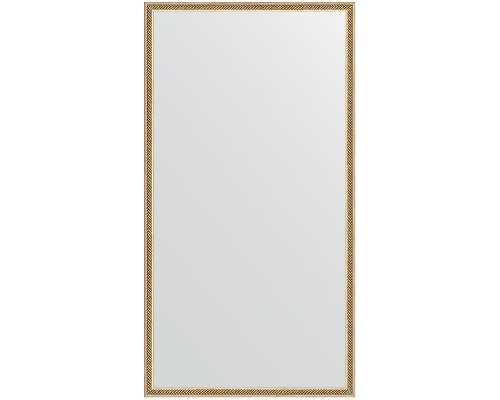 Зеркало Evoform Definite 128х68 BY 0743 в багетной раме - Витое золото 28 мм