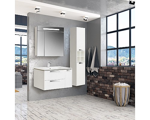 Шкаф пенал Roca Lago 35 857297806 подвесной Белый глянец