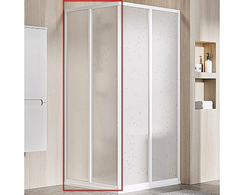 Душевая дверь Ravak Supernova SRV2-75 195 S 14V301O211 профиль Белый витраж пластик Pearl