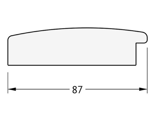 Зеркало Evoform Exclusive 116х56 BY 1151 с фацетом в багетной раме - Травленое золото 87 мм
