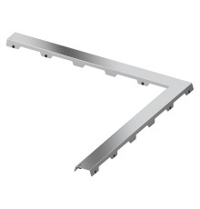 Декоративная панель угловая TECE drainline steel II