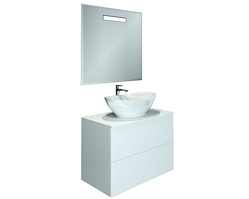 Тумба с раковиной Orange Otto 75 Ot-75TuSTONE+G56 Белая