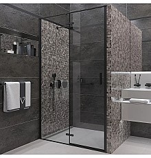 Душевая дверь Veconi Vianno VN-73B 90 VN73B-90-01-C4 Черный матовый