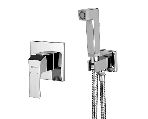 Смеситель Lemark Unit LM4519C с гигиеническим душем, встраиваемый