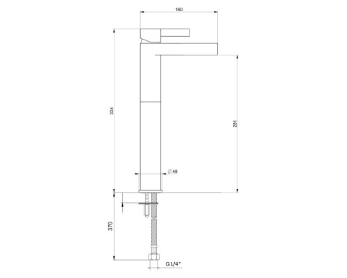 Смеситель для раковины Webert DoReMi DR830402015