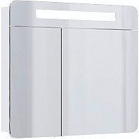 Зеркальный шкаф Onika Неаполь 80.01 208094 с подсветкой Белый