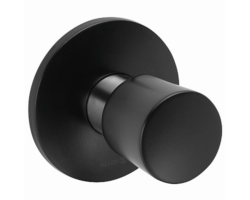 Запорный вентиль Kludi Balance 528158775 Черный Хром