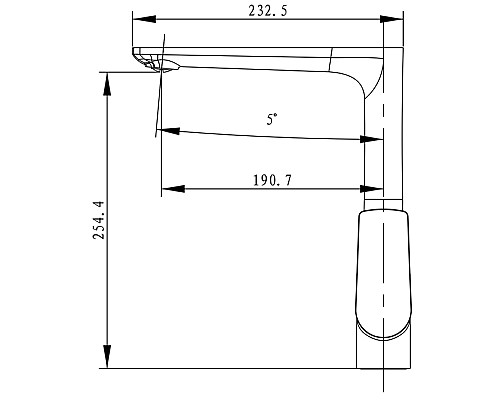 Смеситель для кухонной мойки KAISER Atrio 60044
