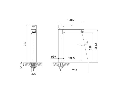 Смеситель для раковины IDDIS Sena SENSB01i01