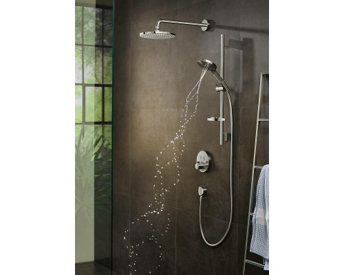 Шланговое подключение Hansgrohe Fixfit Черное матовое