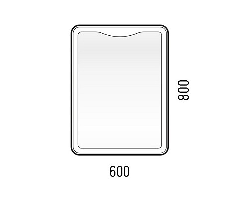 Зеркало LED Corozo Орли 600х800 , сенсор