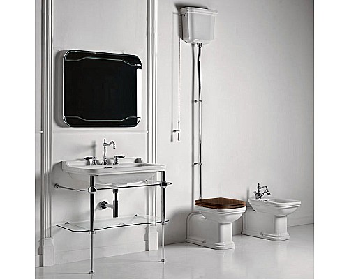 Крышка-сиденье Kerasan Waldorf 418840 орех, с микролифтом