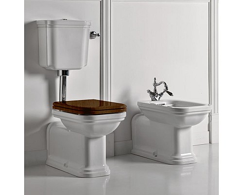 Крышка-сиденье Kerasan Waldorf 418840 орех, с микролифтом