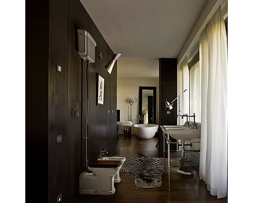 Крышка-сиденье Kerasan Waldorf 418840 орех, с микролифтом