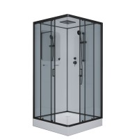 Душевая кабина Niagara Premium NG-6902-01Q BLACK 100x100