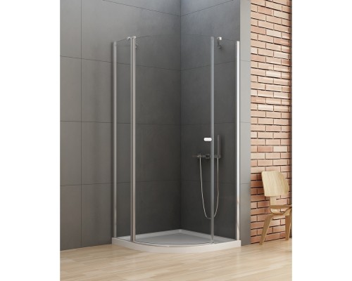 Душевое ограждение NEW TRENDY NEW SOLEO 90x90x195 (хром)
