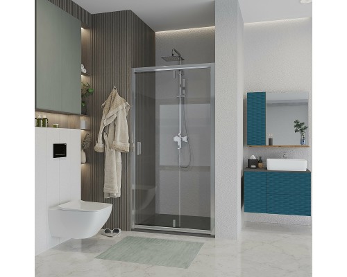 Душевая дверь Niagara Nova 90 NG-63-9A профиль Хром стекло прозрачное