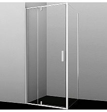 Душевой уголок WasserKRAFT Neime 90x100 19P18 профиль Белый матовый стекло прозрачное