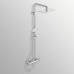 Душевая система Ideal Standard Ideal Rain Luxe Cube Evo Jet с термостатом Хром