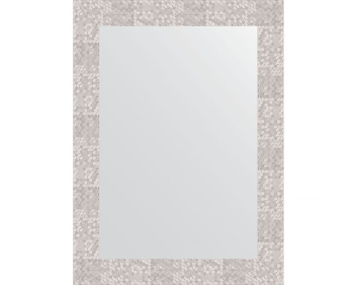 Зеркало Evoform Definite 76х56 BY 3051 в багетной раме - Соты алюминий 70 мм