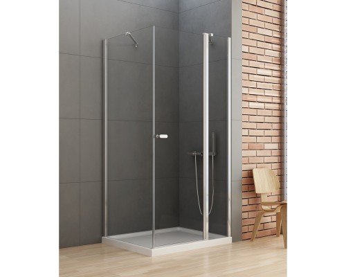 Душевое ограждение NEW TRENDY NEW SOLEO 120x90x195 (хром)