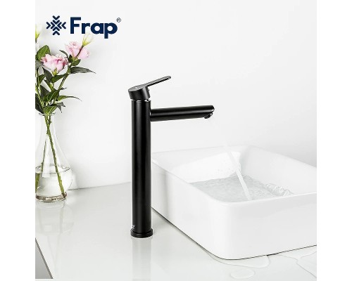 Смеситель для раковины Frap H801 F10801-62 Черный матовый