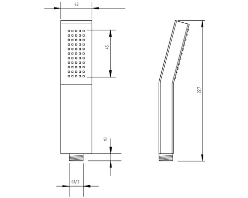 Ручной душ Migliore Inside 30887 Хром