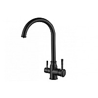 Смеситель для кухни ZORG Steel Hammer SH 763 INOX GRAFIT PVD