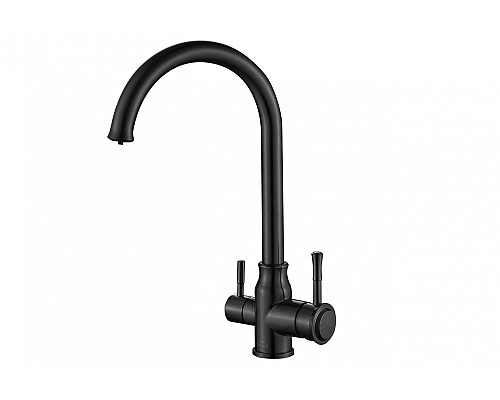 Смеситель для кухни ZORG Steel Hammer SH 763 INOX GRAFIT PVD