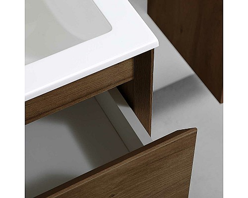 Тумба под раковину Vincea Luka 80 VMC-2L800TO подвесная T.Oak