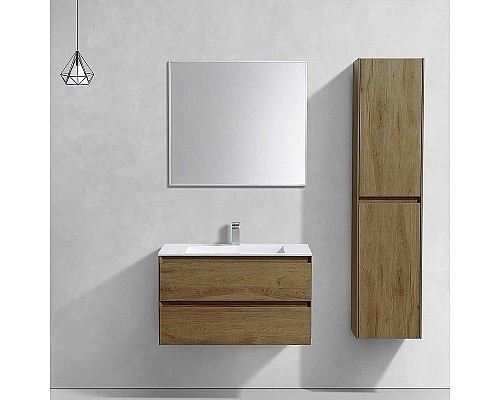 Тумба под раковину Vincea Luka 80 VMC-2L800TO подвесная T.Oak