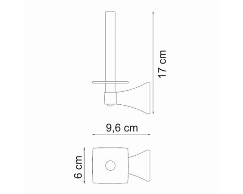 Держатель туалетной бумаги WasserKRAFT K-2597