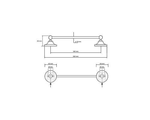 Держатель полотенца Bemeta 144304012