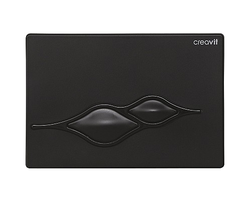 Клавиша смыва Creavit Ufo GP1002.01 Черная матовая