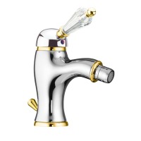 Смеситель для биде Fiore Imperial Sky Swarovski® 82CO5321 хром золото