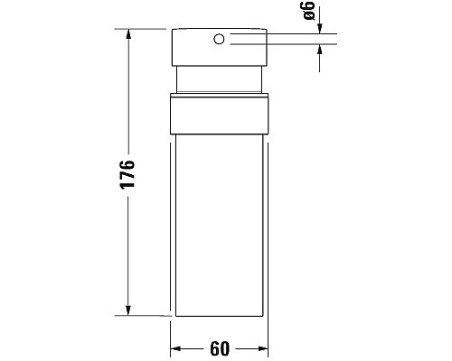 Дозатор для жидкого мыла Duravit Starck T 0099351000 Хром