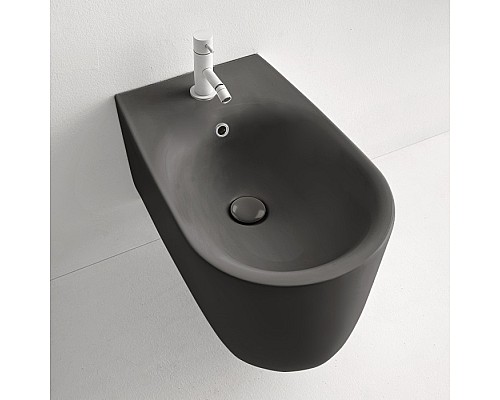 Биде подвесное Kerasan Nolita 532531 черный матовый