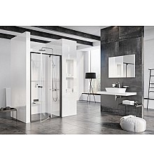 Душевая дверь Ravak Pivot 03GA0300Z1 100 чёрный прозрачный