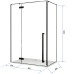 Душевой уголок Cerutti SPA 120х90 C1A профиль Черный матовый стекло прозрачное