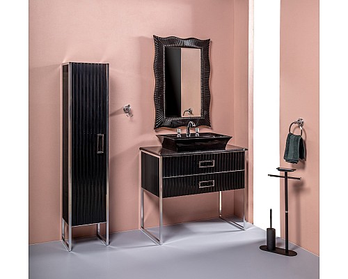 Пенал Armadi Art Monaco черный глянец хром