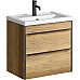 Тумба под раковину Aqwella Fargo 60 FRG0106DB Дуб балтийский