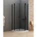 Душевое ограждение NEW TRENDY NEW SOLEO BLACK 90x90x195 (черный)