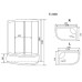 Душевая кабина Timo Standart 120x85 без гидромассажа