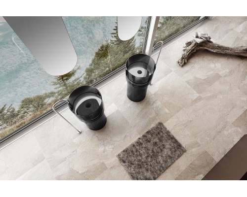 Раковина Abber Kristall 45 AT2701Onyx-H Черная