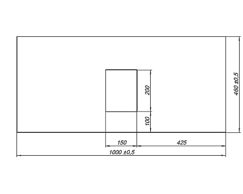 Столешница под раковину Allen Brau Infinity 100 1.21012.M Мрамор
