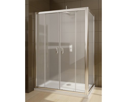 Душевая стенка Radaway Premium Plus S 100 профиль Хром стекло фабрик