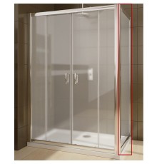 Душевая стенка Radaway Premium Plus S 100 профиль Хром стекло фабрик