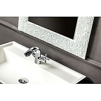 Зеркало AURA 60x90 белое, с подсветкой
