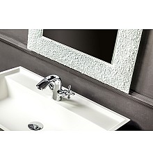 Зеркало AURA 60x90 белое, с подсветкой